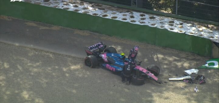 El choque de Colapinto en Alpine