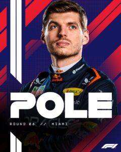Pole position para Max Verstappen