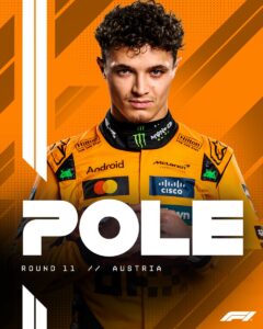 Pole position para Lando Norris