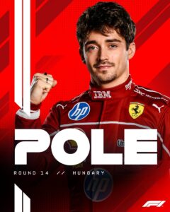 Charles Leclerc pole position