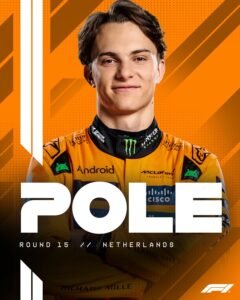 Oscar Piastri ganó la pole position