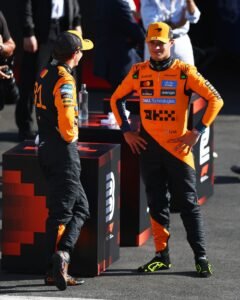 Lando Norris y Oscar Piastri